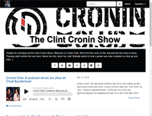 Tablet Screenshot of clintcronin.com